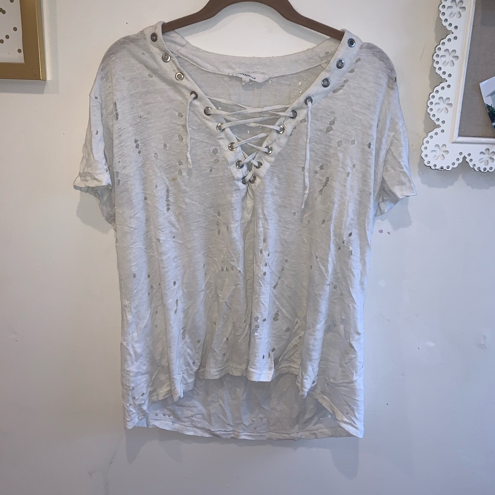 LF distressed shirt